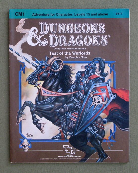 Image for Test of the Warlords (Dungeons & Dragons Module CM1)