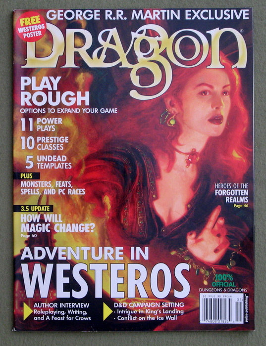 Image for Dragon Magazine, Issue 307 (Game of Thrones Issue) - NO POSTER