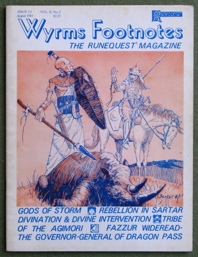 Image for Wyrms Footnotes, Issue 12 (Runequest)