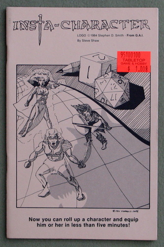Image for Insta-Character (Advanced Dungeons & Dragons)