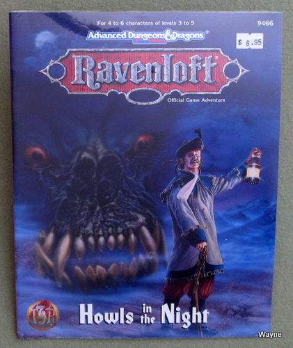 Image for Howls in the Night (Advanced Dungeons & Dragons: Ravenloft Module)