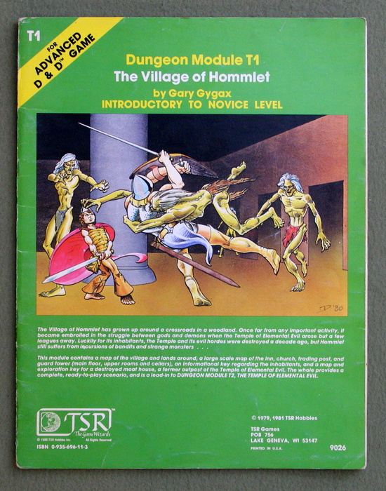Image for The Village of Hommlet (Advanced Dungeons & Dragons Module T1)