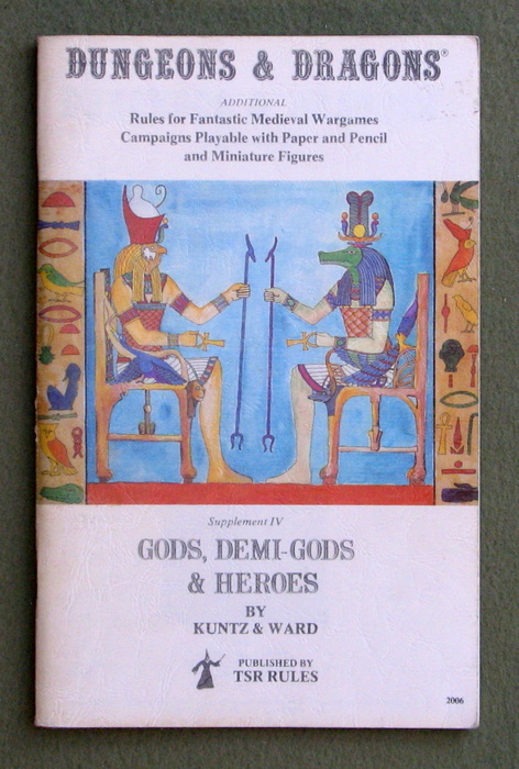 Image for Dungeons & Dragons Supplement IV: Gods, Demi-Gods, & Heroes - WRITING