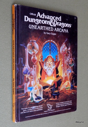 Image for Unearthed Arcana (Advanced Dungeons and Dragons)