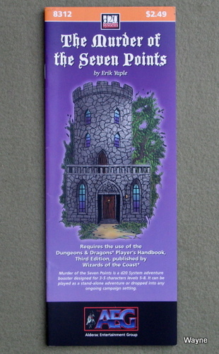 Image for The Murder of the Seven Points (Dungeons & Dragons: d20 System)