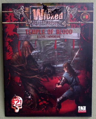 Image for Temple of Blood: A Level 1 Adventure (Wicked Fantasy Factory: D20 System)