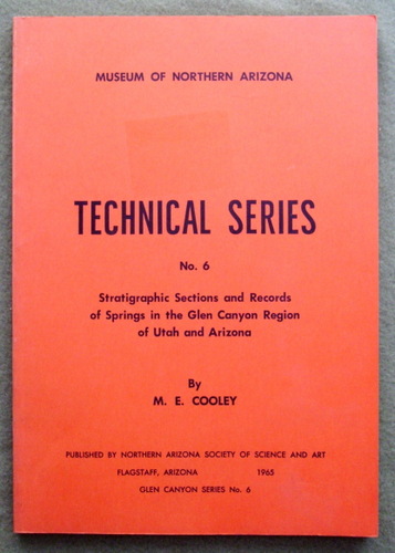 Image for Stratigraphic sections and records of springs in the Glen Canyon Region of Utah and Arizona (Museum of Northern Arizona: Technical series No. 6)