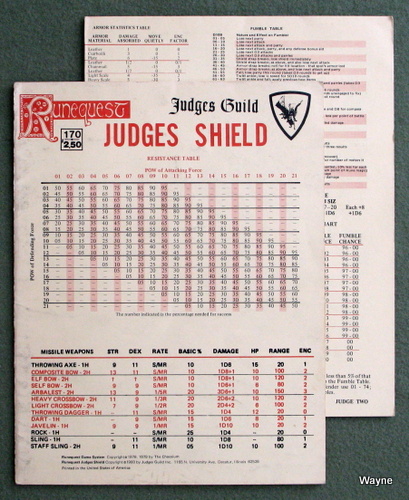 Image for Runequest Judges Shield