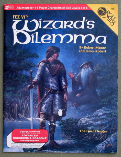 Image for FEZ VI: Wizard's Dilemma (Role Aids / Advanced Dungeons & Dragons) - PLAY COPY