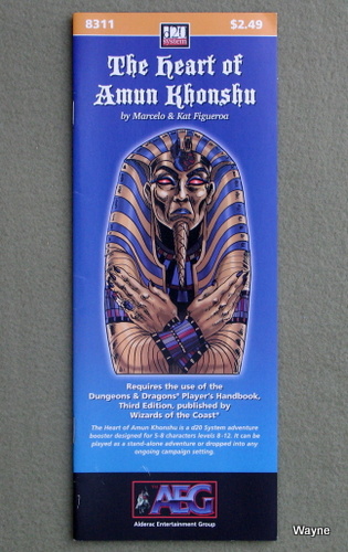 Image for The Heart of Amun Khonshu (Dungeons & Dragons: d20 System)