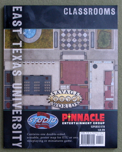 Image for East Texas University Map: Classrooms/Off Campus Housing (Savage Worlds)