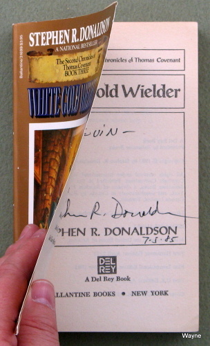 Image for White Gold Wielder (Second Chronicles of Thomas Covenant, Book 3) - SIGNED
