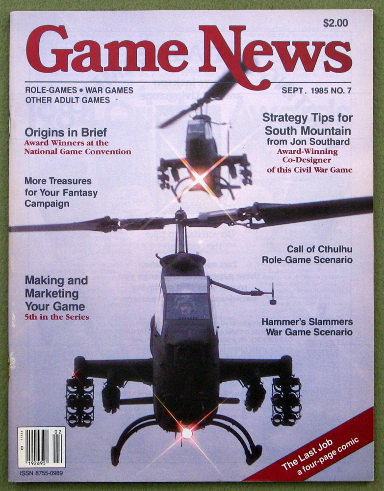 Image for Game News Magazine, Issue 7 (September 1985)