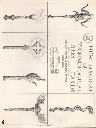 Image for New Magical and Technological Item Cards (Dungeons & Dragons)