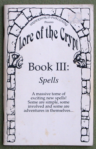 Image for Lore of the Crypt Book III: Spells
