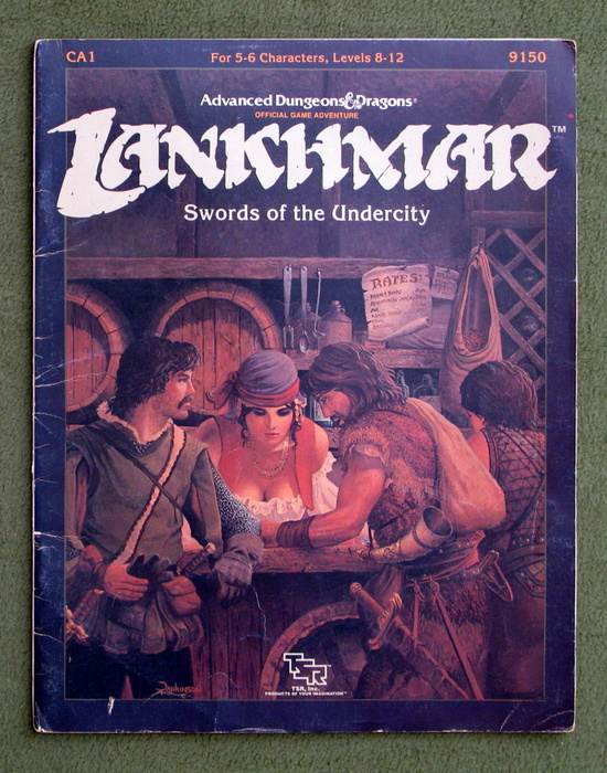 Image for Swords of the Undercity (Advanced Dungeons & Dragons/Lankhmar Module CA1) - PLAY COPY