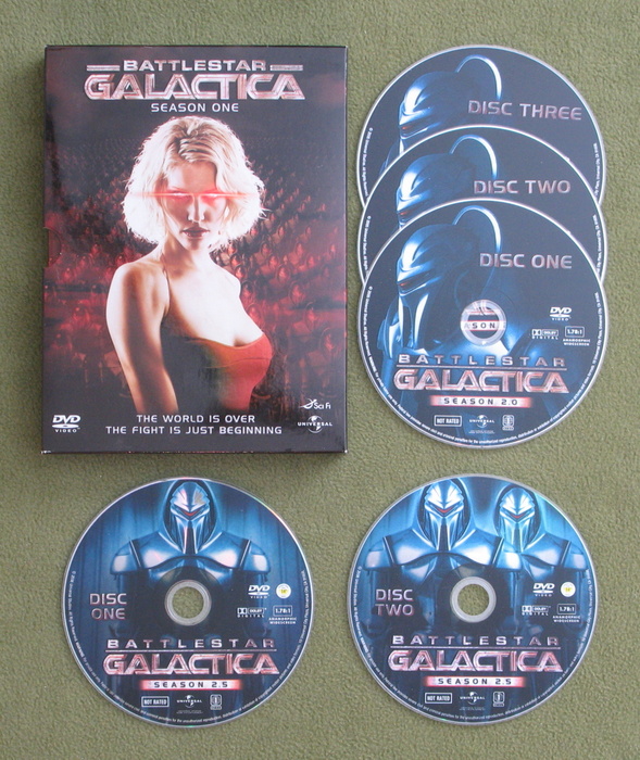 Image for Battlestar Galactica DVD Lot Seasons 1 - 2.0 - Part of 2.5