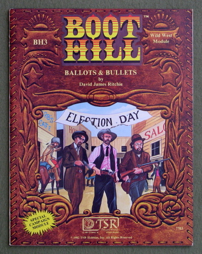 Image for Ballots and Bullets (Boot Hill RPG module BH3)