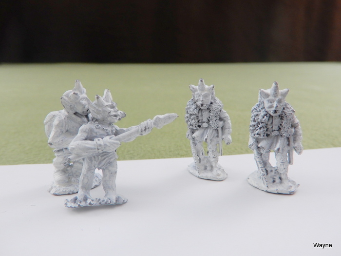 Image for IRON SOCIETY: 4 Grenadier Gamma World miniatures