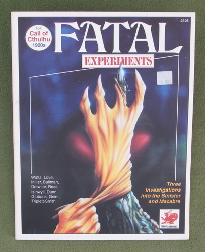 Image for Fatal Experiments (Call of Cthulhu)