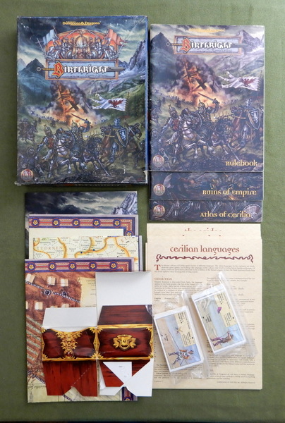 Image for Birthright Campaign Setting (Advanced Dungeons & Dragons) - PLAY SET