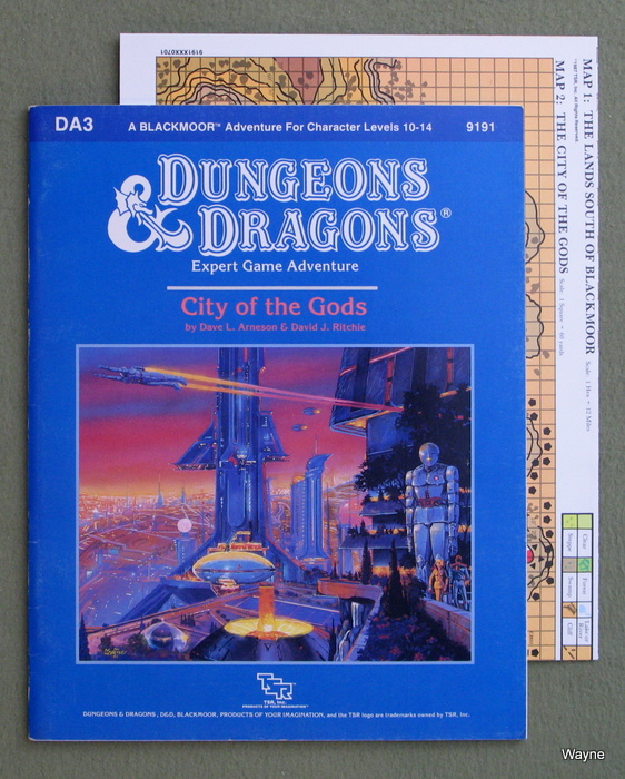 Image for City of the Gods (Dungeons and Dragons: Blackmoor Module DA3)