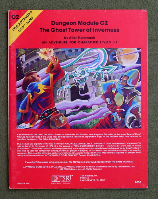 The Ghost Tower of Inverness (Advanced Dungeons & Dragons module C2) Image for The Ghost Tower of Inverness (Advanced Dungeons & Dragons module C2)
