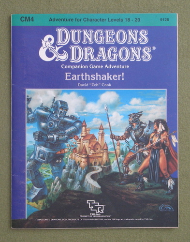 Image for Earthshaker! (Dungeons & Dragons module CM4)