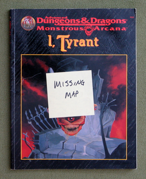 Image for I, Tyrant (Advanced Dungeons & Dragons/Monstrous Arcana Accessory) - NO POSTER