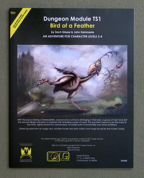 Image for Bird of a Feather (Dungeon Module TS1)