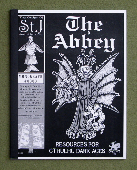 Image for The Abbey: Resources for Cthulhu Dark Ages (Call of Cthulhu Monograph #0303)