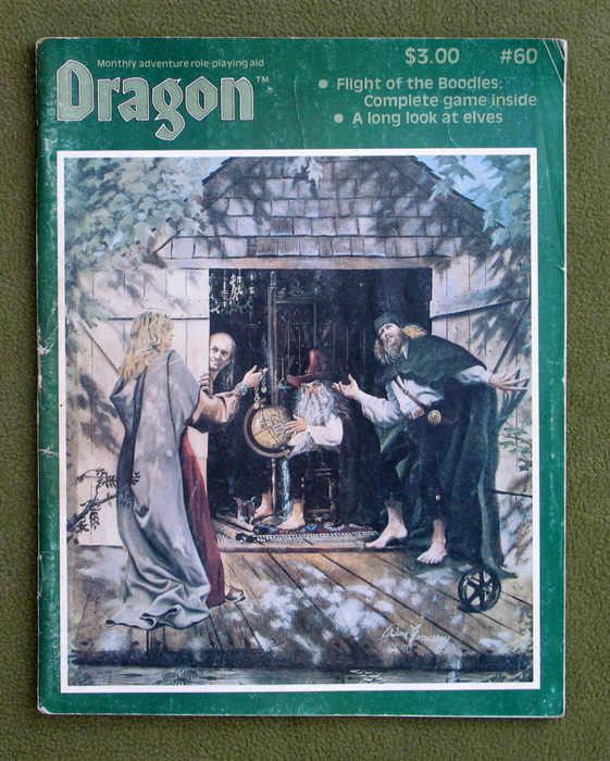 Image for Dragon Magazine, Issue 60 - MISSING GAME INSERT - COVER WEAR