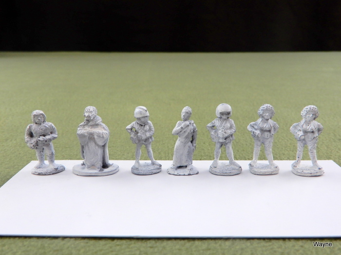 Image for HUMANS: 7 Grenadier Gamma World miniatures