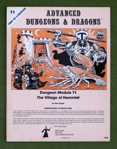 Image for The Village of Hommlet (AD&D Module T1) - 1ST PRINT