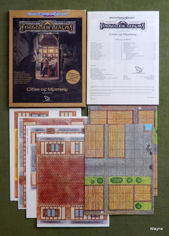 Image for Cities of Mystery (Advanced Dungeons & Dragons / Forgotten Realms Accessory FR8)