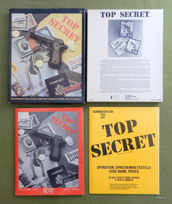 Image for Top Secret: Espionage Role Playing Game