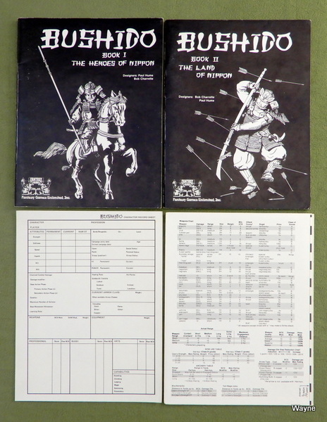 Image for Bushido: Role Playing Adventure in Samurai Japan - NO BOX, MAP