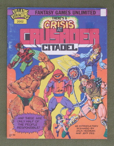 Image for There's a Crisis At Crusader Citadel (Villains & Vigilantes)