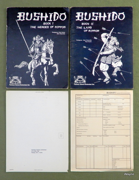 Image for Bushido: Role Playing Adventure in Samurai Japan - BOOKS ONLY