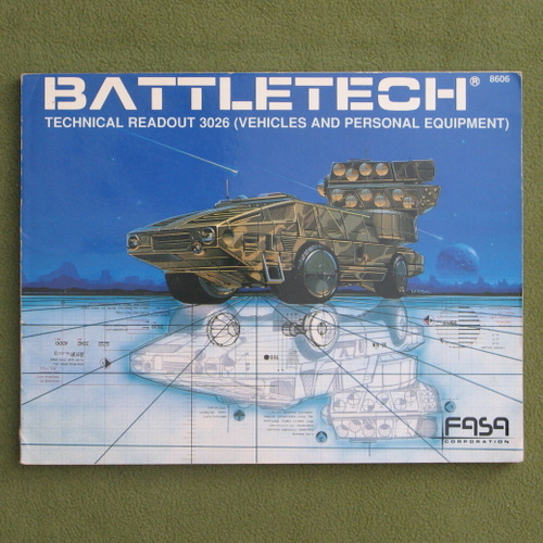 Image for Battletech Technical Readout 3026: Vehicles and Personal Equipment