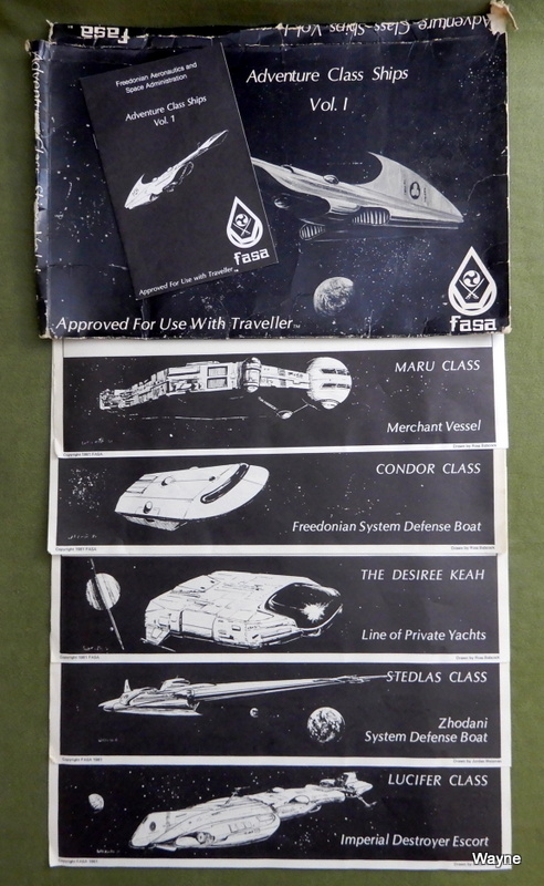 Image for Adventure Class Ships, Vol. 1 (Traveller) - NO COUNTERS