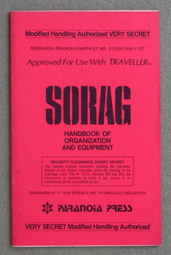 Image for SORAG: Handbook of Organization and Equipment (Traveller)
