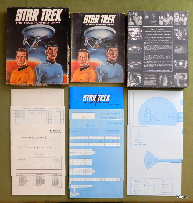 Image for Star Trek: The Role Playing Game (1st Edition) - NO COUNTERS - PLAY SET