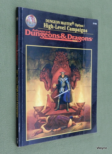 Image for Dungeon Master Option: High-Level Campaigns (Advanced Dungeons & Dragons, 2nd Edition, Revised)