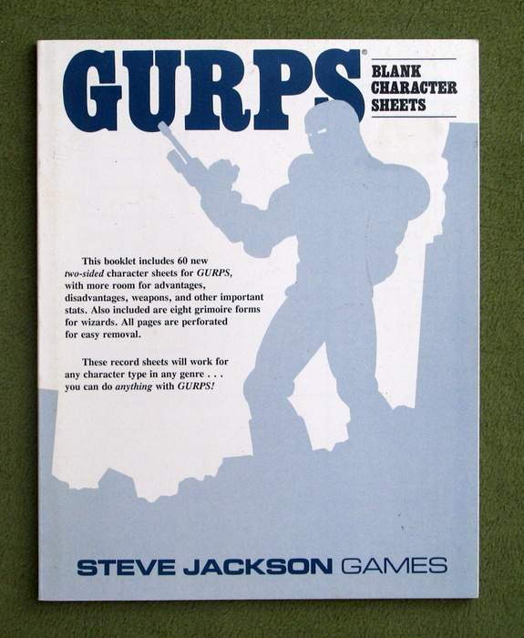 Image for GURPS Blank Character Sheets