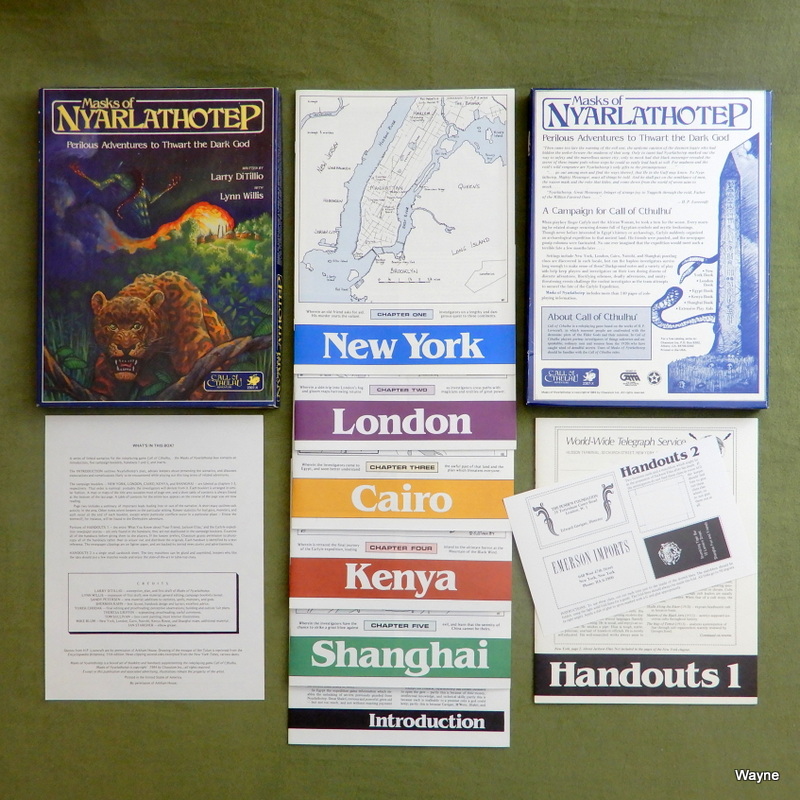 Image for Masks of Nyarlathotep, 1st Edition (Call of Cthulhu)