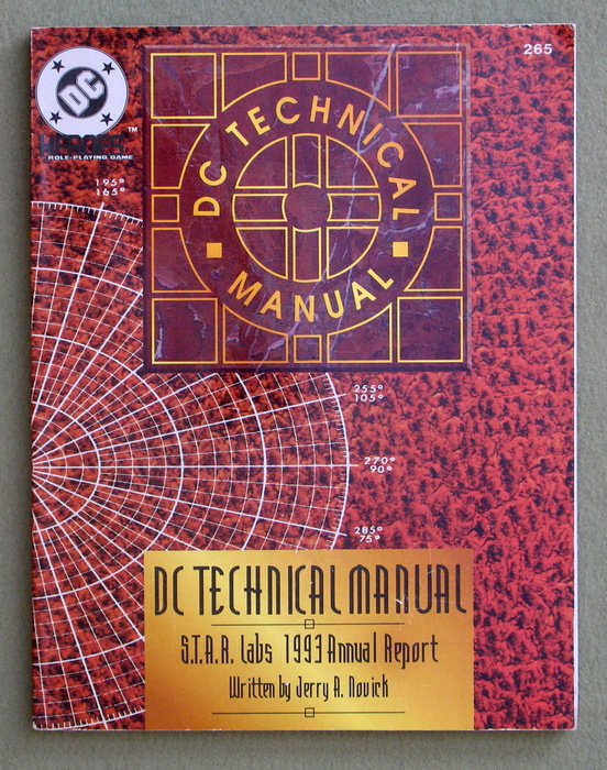Image for DC Technical Manual: S.T.A.R. Labs 1993 Annual Report (DC Heroes Role-playing Game)