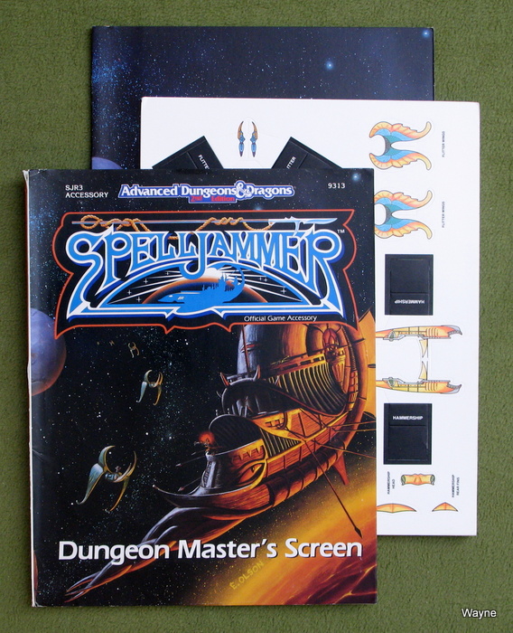 Image for Dungeon Master's Screen (Advanced Dungeons & Dragons/Spelljammer, SJR3 Accessory)