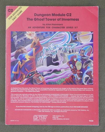 Image for The Ghost Tower of Inverness (Advanced Dungeons & Dragons module C2)