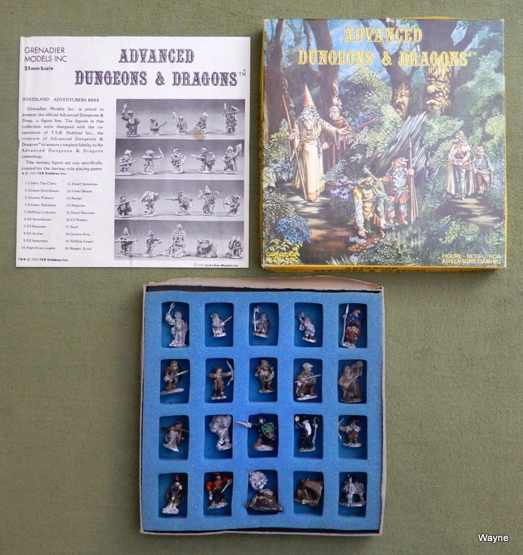 Image for Woodland Adventurers: Advanced Dungeons & Dragons Metal Miniature Figure Set (25mm Scale)